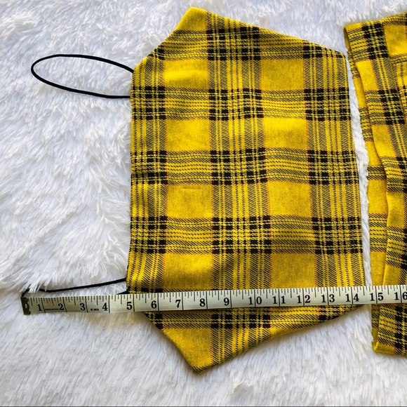 Yellow Checkered 2pc Set - Picture 11 of 15